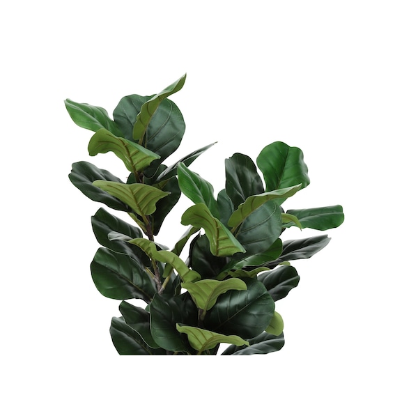 Monarch Specialties Artificial Plant, 32" Tall, Fiddle Tree, Indoor, Faux, Fake, Floor, Greenery, Potted, Real Touch - I 9511