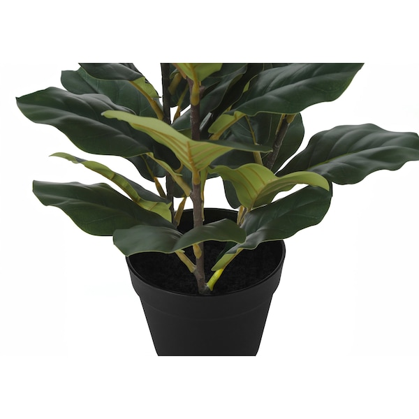 Monarch Specialties Artificial Plant, 32" Tall, Fiddle Tree, Indoor, Faux, Fake, Floor, Greenery, Potted, Real Touch - I 9511