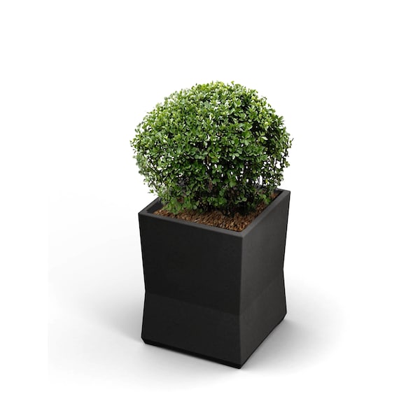 Commercial Zone Products Small ModTec Planter, Gunmetal Stain - 724266