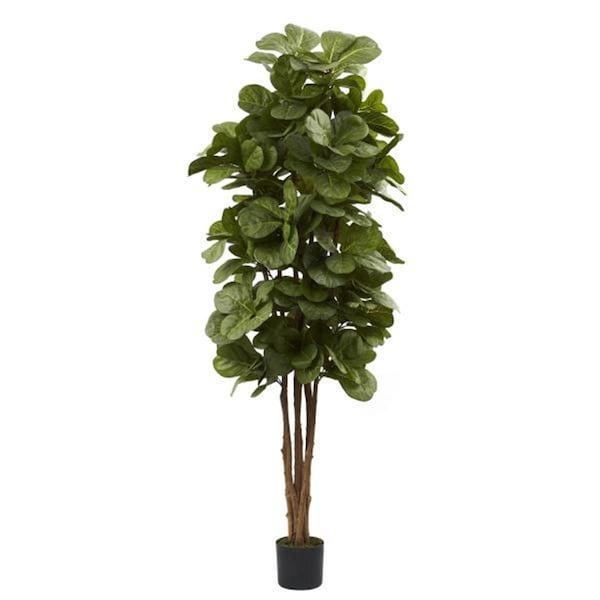 Nearly Natural 6 and rsquo; Fiddle Leaf Fig Tree - 5346