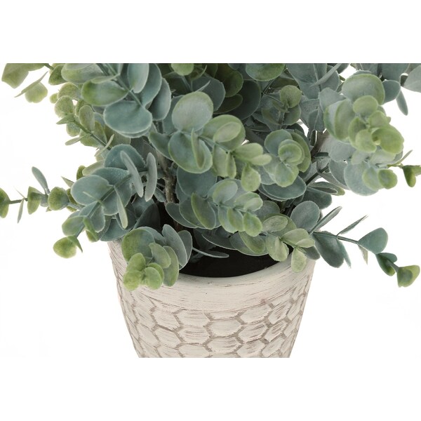 Monarch Specialties Artificial Plant, 13" Tall, Eucalyptus Grass, Indoor, Faux, Fake, Table, Greenery, Potted, Set Of 2 - I 9581