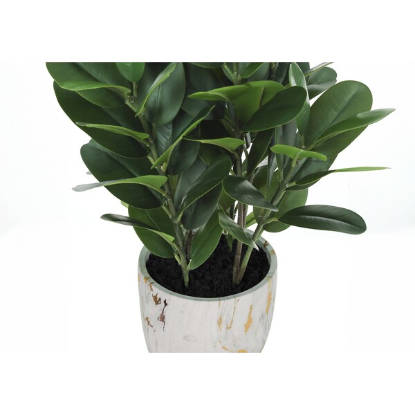 Monarch Specialties Artificial Plant, 31" Tall, Garcinia Tree, Indoor, Faux, Fake, Floor, Greenery, Potted, Real Touch - I 9507