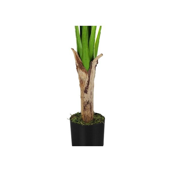 Monarch Specialties Artificial Plant, 43" Tall, Banana Tree, Indoor, Faux, Fake, Floor, Greenery, Potted, Real Touch - I 9567