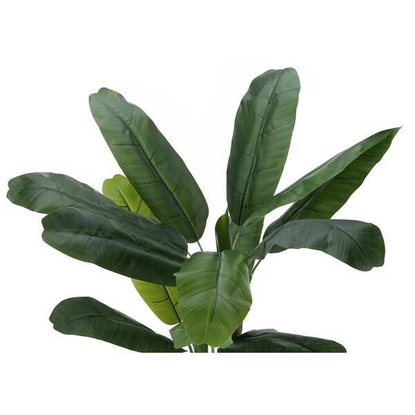 Monarch Specialties Artificial Plant, 55" Tall, Banana Tree, Indoor, Faux, Fake, Floor, Greenery, Potted, Real Touch - I 9568