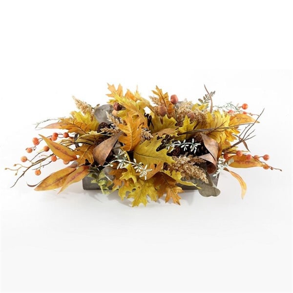 Safavieh 31 in. Faux Oak Leaf & Eucalyptus Potted Arrangement, Multi Color - FXP1063A