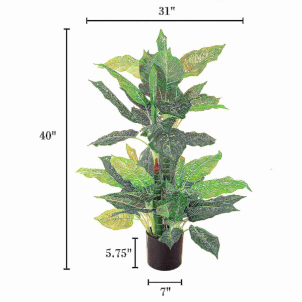 Nature Spring 40 In Artificial Dieffenbachia Plant - 560343CLL