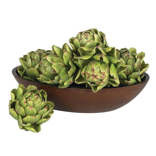 Nearly Natural 5 Inch Artichoke - Pack of 6 - 4686