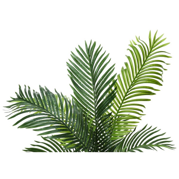 Monarch Specialties Artificial Plant 47" Tall Palm Tree, Indoor, Faux, Fake, Floor, Greenery, Potted, Real Touch - I 9537