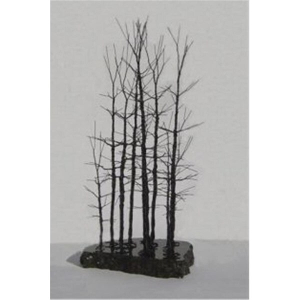 Paisaje Wire Bonsai Tree Sculpture - Forest Scene, Black - PA2529867