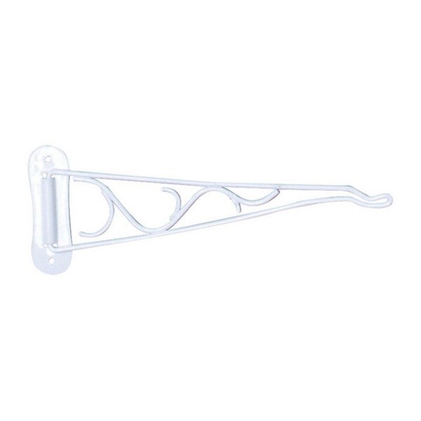 Dare2Decor Products 85402 10 in. Steel White Swivel Plant Bracket - DA716542