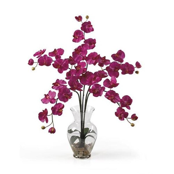 Nearly Natural Phalaenopsis Liquid Illusion - 1106-BU