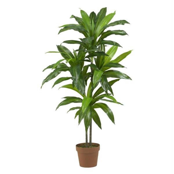 Dare2Decor Silk  48 in. Dracaena Silk Plant - Real Touch - - DA103119