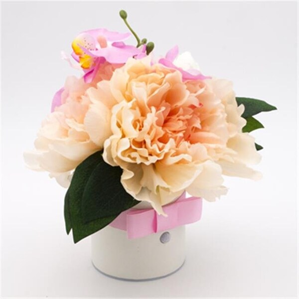 Cirago International Cirago International NLFLWPNK Pink Peony Flower Bouquet with Motion Sensor Night Light; Fiber - NLFLWPNK