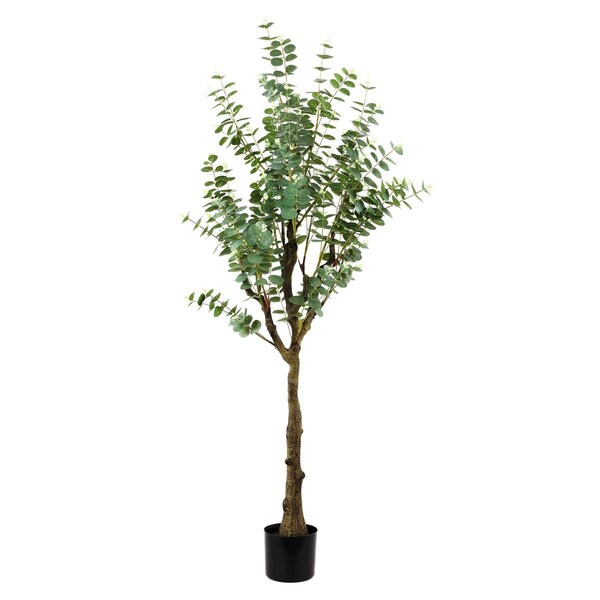 Safavieh 60 in. Faux Potted Eucalyptus Tree, Green - FXP2001A
