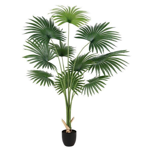 Safavieh 71 in. Faux Potted Palm Tree, Green - FXP2005A