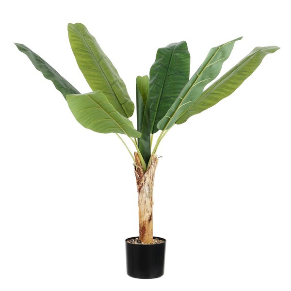 Safavieh 40 in. Faux Potted Banana Leaf Tree, Green - FXP2009A