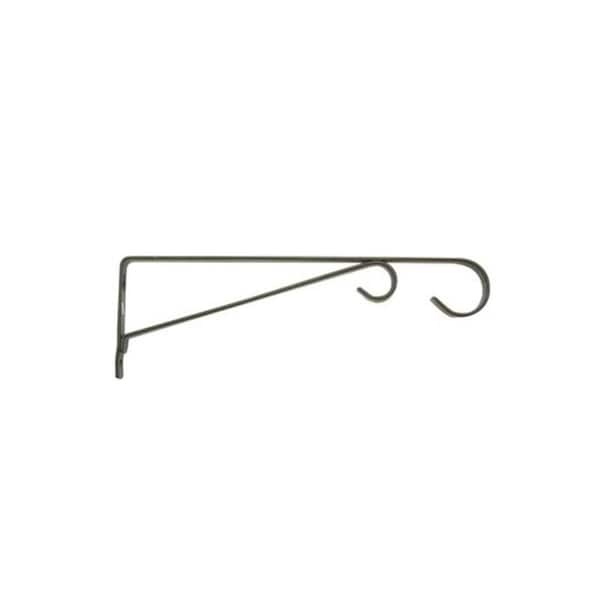 Dare2Decor 12 in. Powder-Coated Steel Hanging Plant Bracket Black - DA3852435