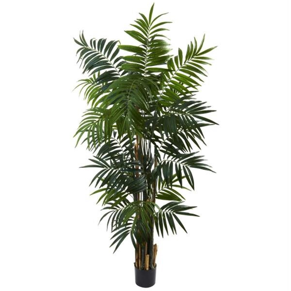 Nearly Natural 6 and rsquo; Bulb Areca Palm Tree - 5409