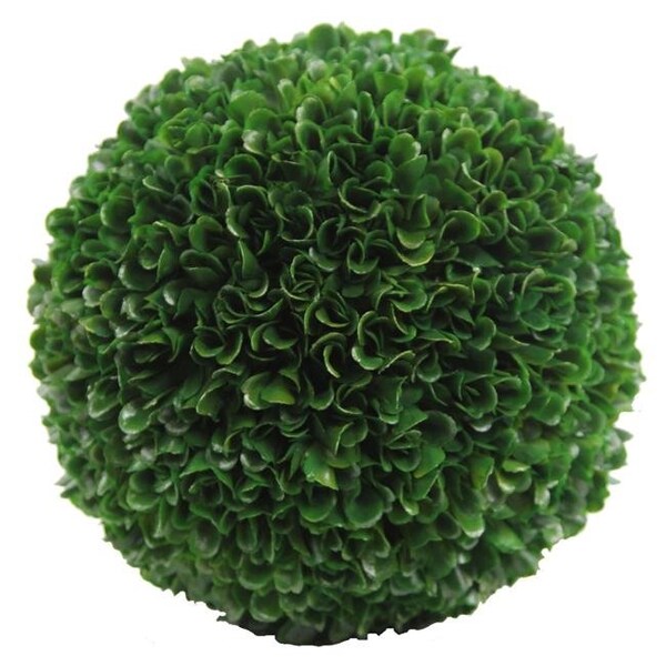 Adlmired By Nature Admired By Nature ABN5P014-GRN 7.25 in. Faux Preserved Artificial Boxwood Ball Topiary Plant; Green - ABN5P014-GRN
