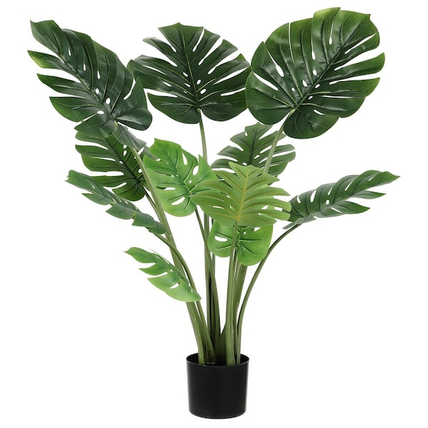 Safavieh 43 in. Faux Potted Monstera Tree, Green - FXP2010A