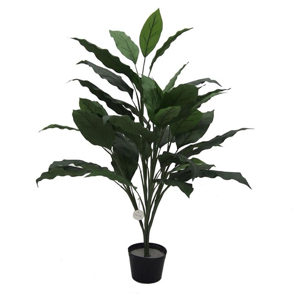 Vickerman Spathiphyllum Plant X5 Everyday Tree with 40 LVS - 3 ft. - TP170336