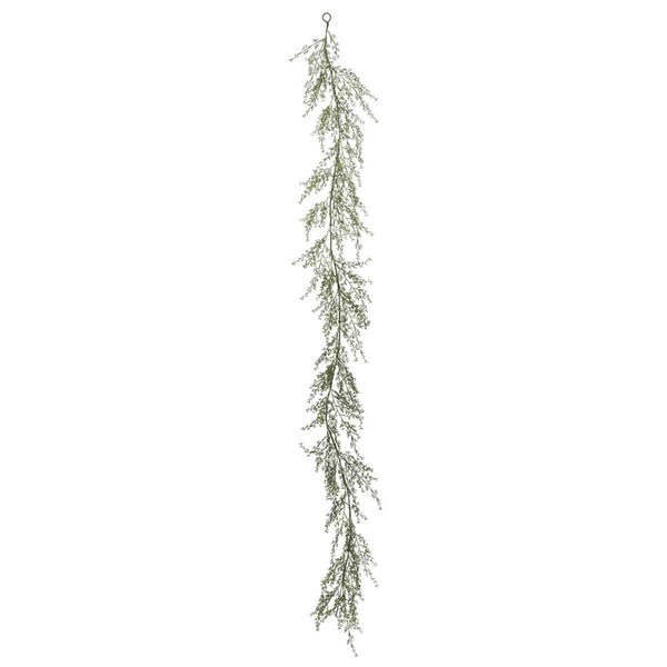 Vickerman 6 ft. Green Fairhill Leaf Garland - FK170902
