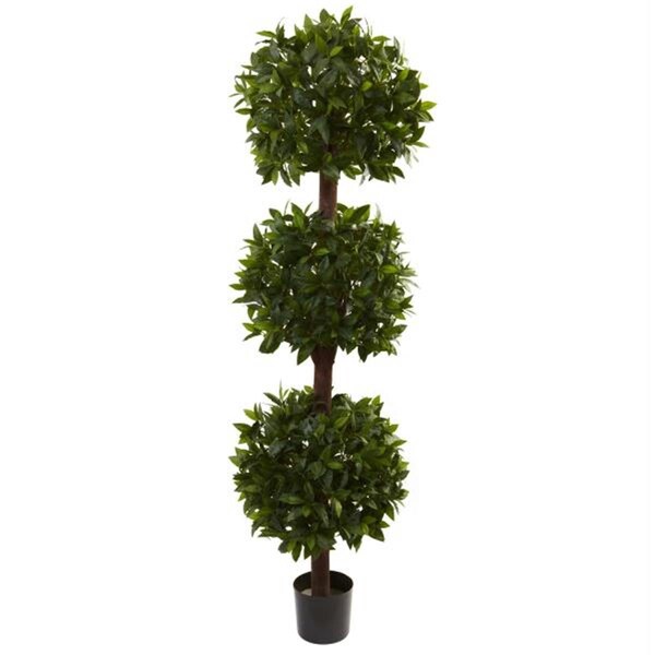 Dare2Decor 6.5&rsquo; Sweet Bay Triple Ball Topiary - DA409420