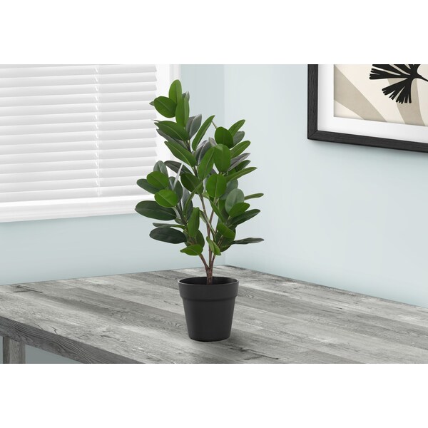 Monarch Specialties Artificial Plant, 28" Tall, Garcinia Tree, Indoor, Faux, Fake, Floor, Greenery, Potted, Real Touch - I 9504
