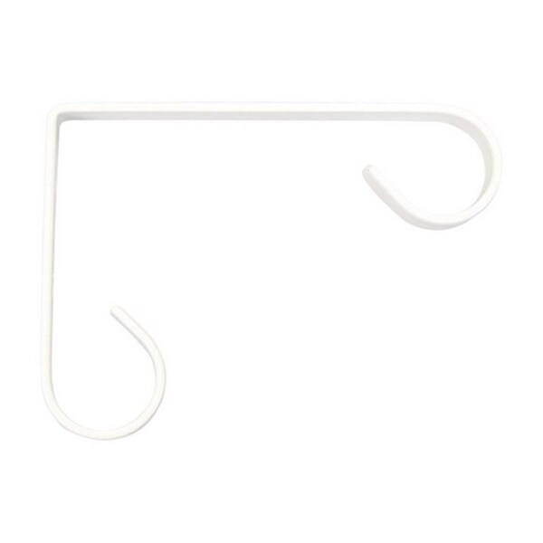 Dare2Decor Products 85812 4 x 4 x 0.6 in. Dia.  Steel White Plant Bracket - DA158707