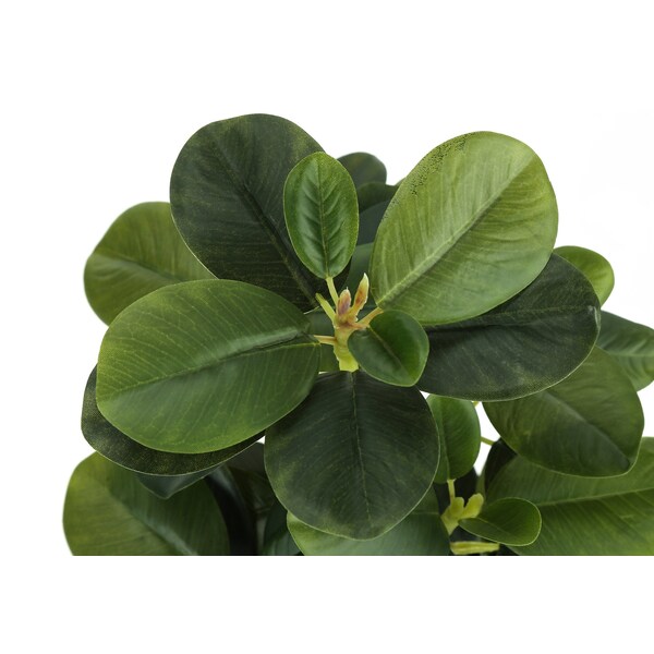 Monarch Specialties Artificial Plant, 14" Tall, Ficus, Indoor, Faux, Fake, Table, Greenery, Potted, Set Of 2, Decorative - I 9585