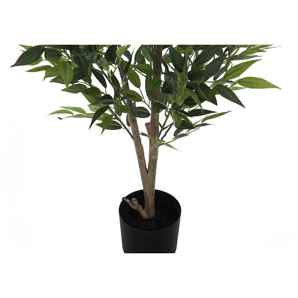 Monarch Specialties Artificial Plant 47" Tall Acacia Tree, Indoor, Faux, Fake, Floor, Greenery, Potted, Silk, Decorative - I 9520