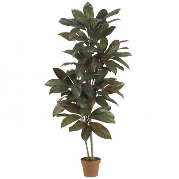 Nearly Natural 5 in. Cordyline Silk Plant -Real Touch - 6580