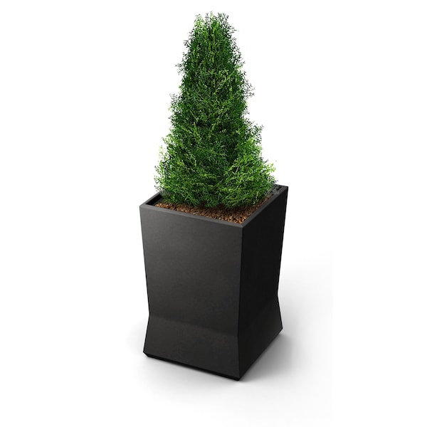 Commercial Zone Products Medium ModTec Planter, Gunmetal Stain - 724366