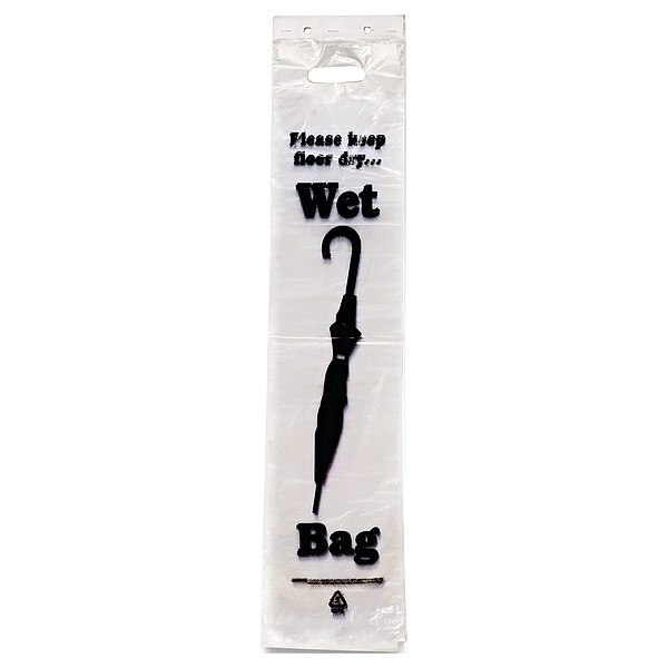 Tatco Wet Umbrella Bag, 7Wx31H, Clear, PK1000 - TCO57010