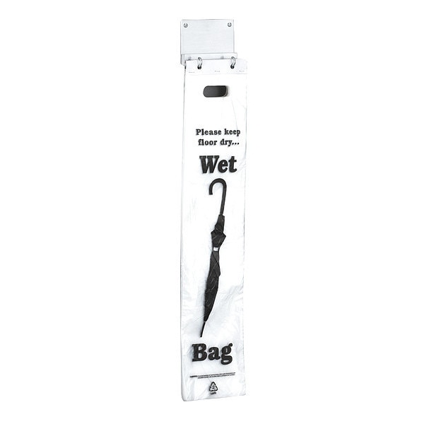Glaro Wet Umbrella Bag Holder, Aluminum - WVB11SA