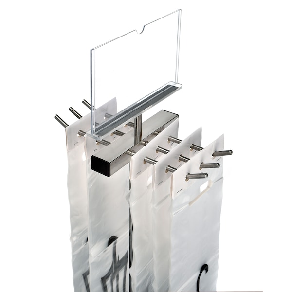 Alpine Industries Wet Umbrella Bag Wrapper Stand, Bonus 100 Long Bags Included - 489