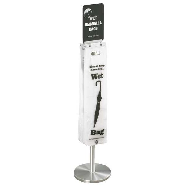 Glaro Wet Umbrella Bag Holder, Aluminum - FVB11SA