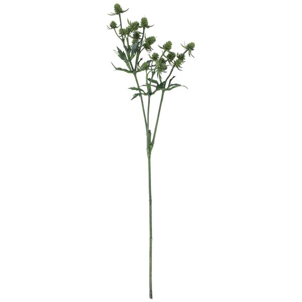 Allstate 25 in. Thistle Artificial Floral Spray Flowers, Green - 35164022