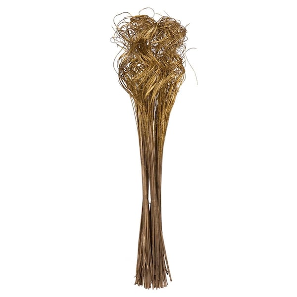 Dare2Decor 24-28 in. Curly Ting Ting, Gold - 5 Bunch per Pack - DA3267711