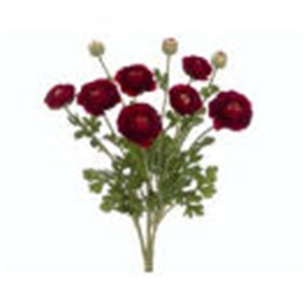 Allstate FBR549-BU 19 in. Ranunculus Bush Blue- Case of 6 - FBR549-BU