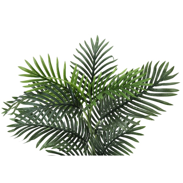Monarch Specialties Artificial Plant, 28" Tall, Palm Tree, Indoor, Faux, Fake, Floor, Greenery, Potted, Real Touch - I 9508