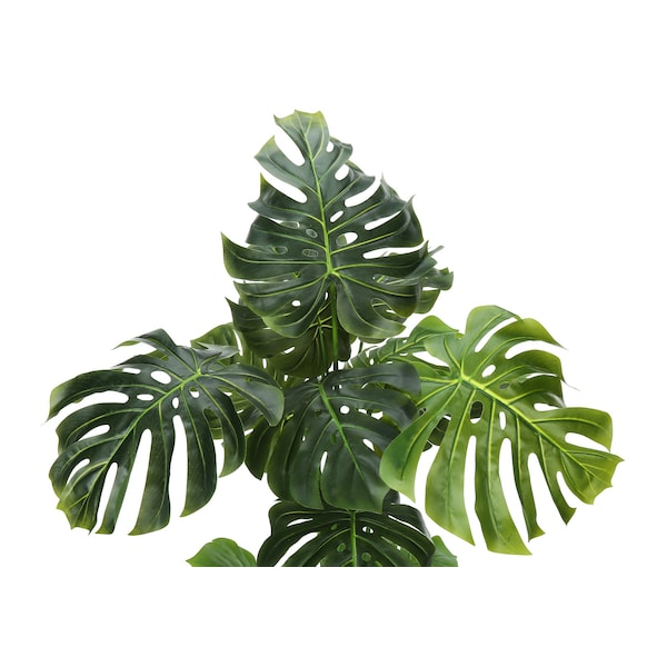 Monarch Specialties Artificial Plant, 55" Tall, Monstera Tree, Indoor, Faux, Fake, Floor, Greenery, Potted, Real Touch - I 9548