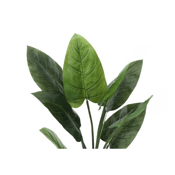 Monarch Specialties Artificial Plant, 37" Tall, Aureum Tree, Indoor, Faux, Fake, Floor, Greenery, Potted, Real Touch - I 9509