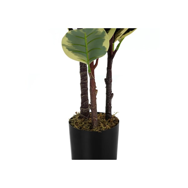 Monarch Specialties Artificial Plant, 47" Tall, Oak Tree, Indoor, Faux, Fake, Floor, Greenery, Potted, Real Touch - I 9544