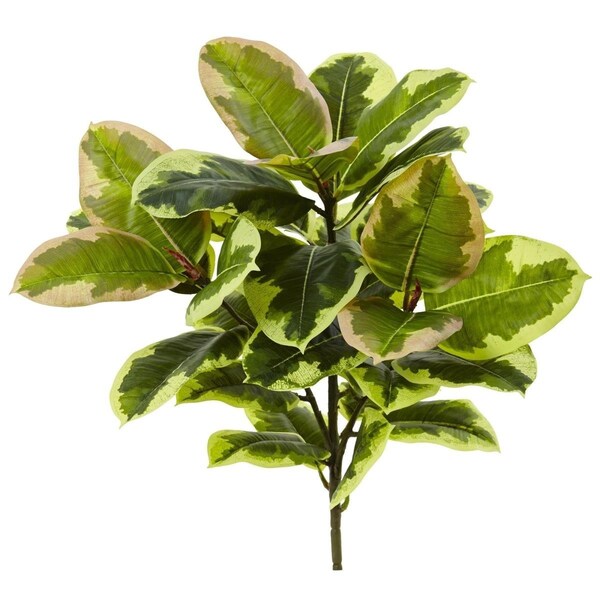 Dare2Decor 23 in. Rubber Leaf Artificial Plant - Set of 3 - DA3085181