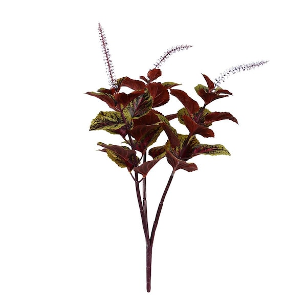 Vickerman 15 in. Green &amp; Purple Perilla Stem - FH182301