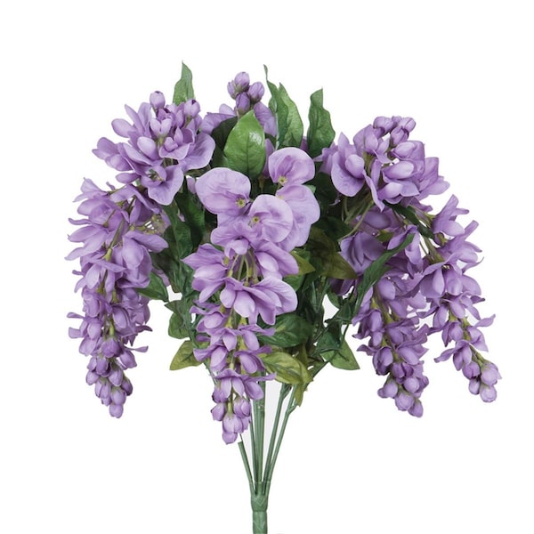 Vickerman 19 in. Wistera Bush - Lavender - FQ172701