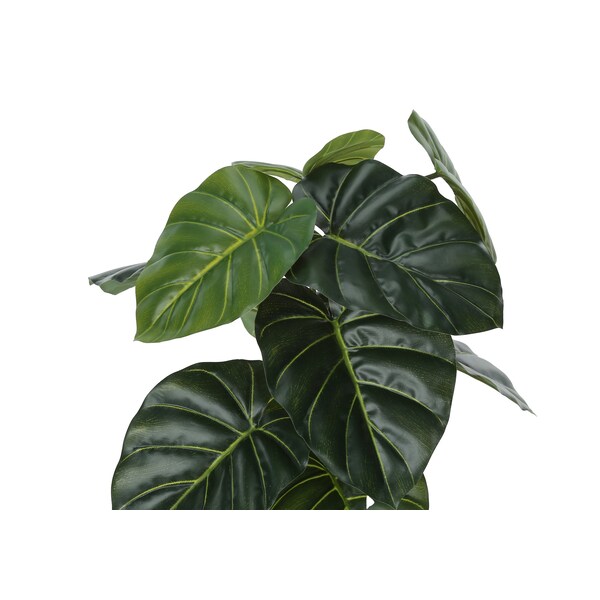 Monarch Specialties Artificial Plant, 24" Tall, Alocasia, Indoor, Faux, Fake, Table, Greenery, Potted, Real Touch - I 9578