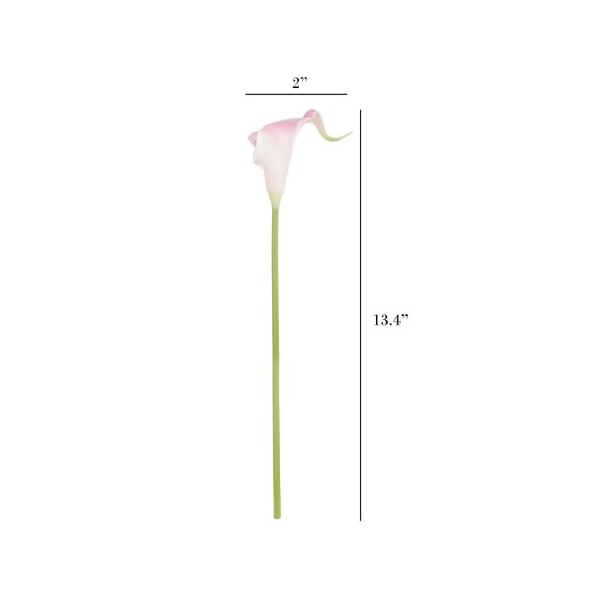 Nature Spring Nature Spring Faux Calla Lily Bundle - 24, Coral - 973502WOD