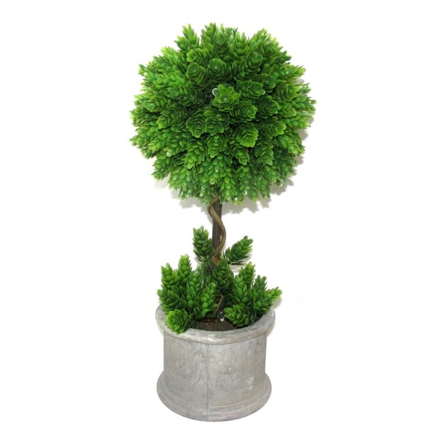 Jeco 16.5 in. Artificial Topiary Tree - HD-BT030